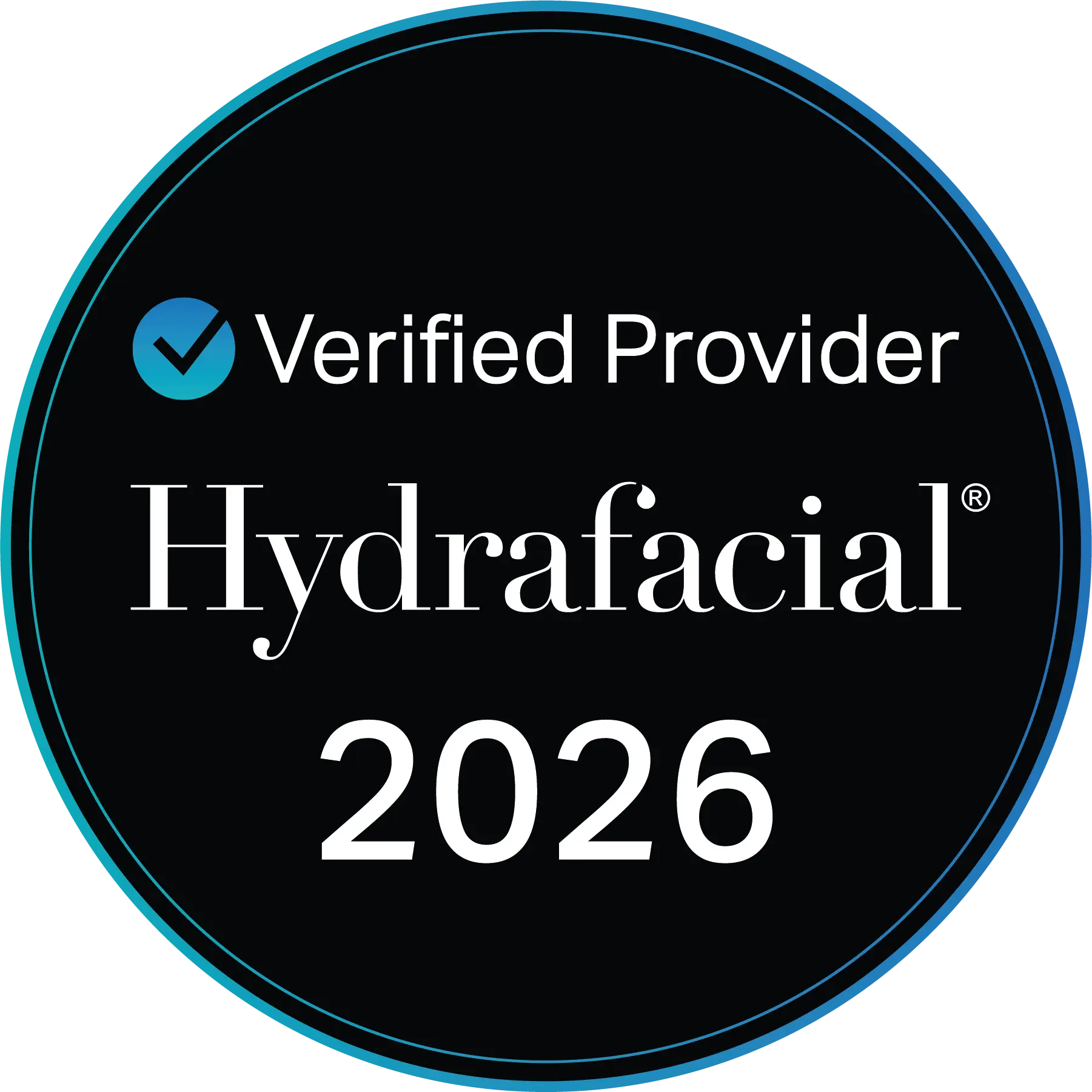 Hydrafacial Verified Provider 2026 Award